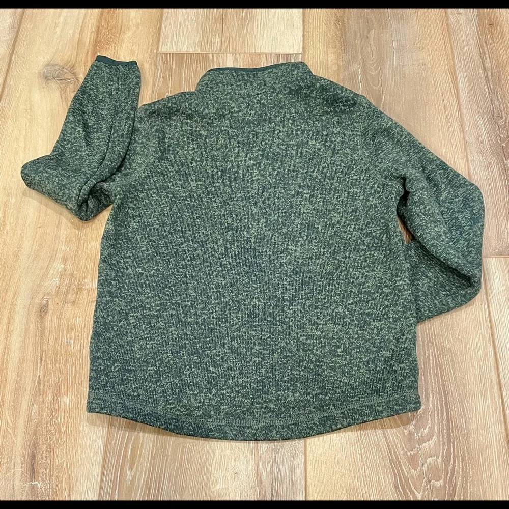 🦋 Old Navy boys youth green sweater fleece zip up jacket size M (8). 🦋